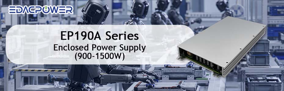 New Product: 1500W Peak Output Low-Profile Enclosed Power Supply - EP190A Series